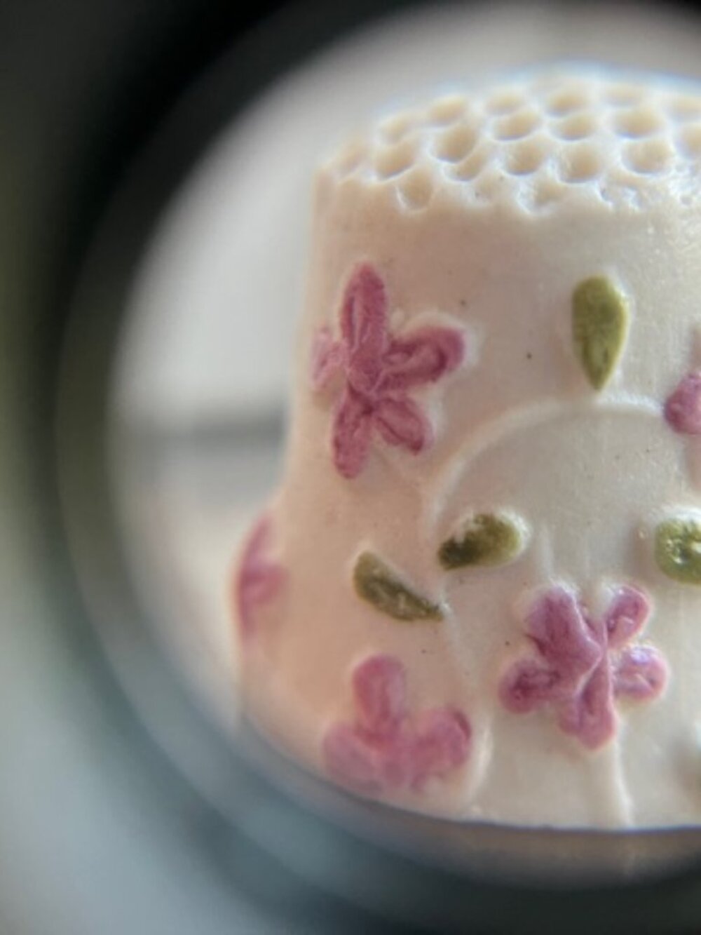 Raised Violet Flower Thimble Philipines